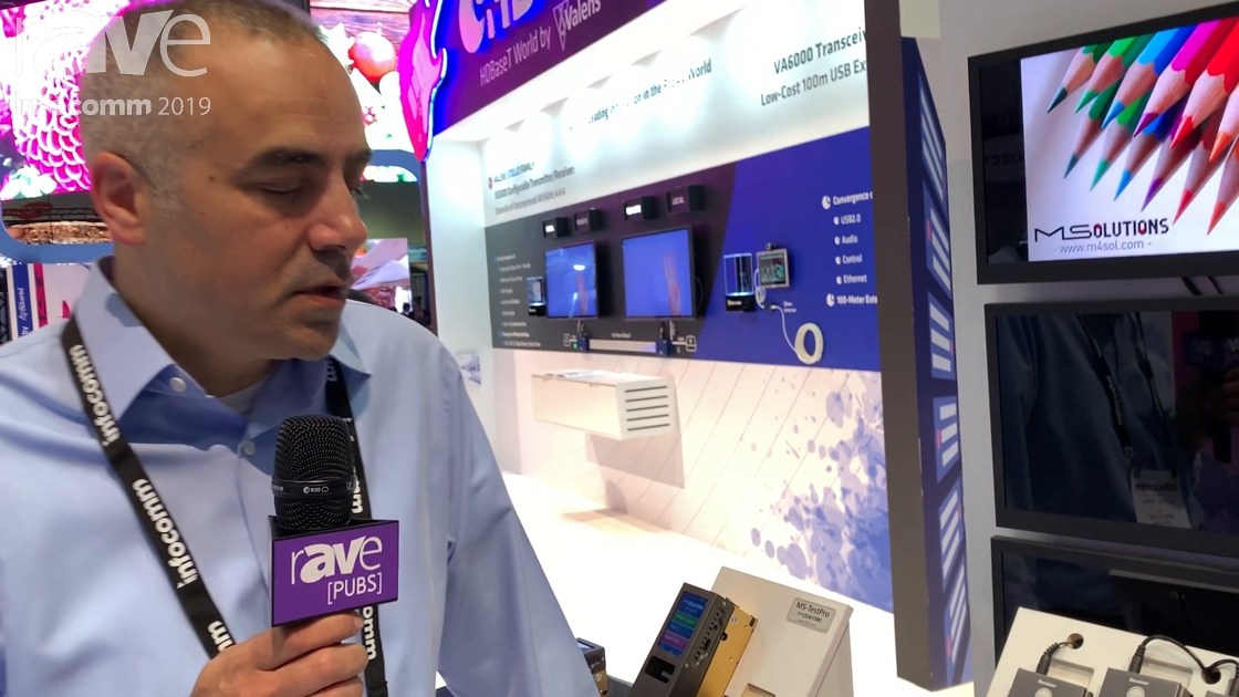 InfoComm 2019: MSolutions Showcases MS-0401 HDBaseT Bi-Directional Switcher
