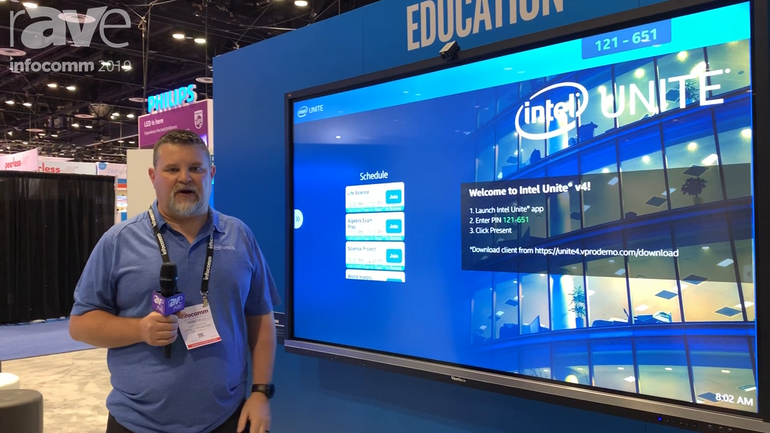 InfoComm 2019: Intel Demos Intel Unite in a Collaborative Classroom Application