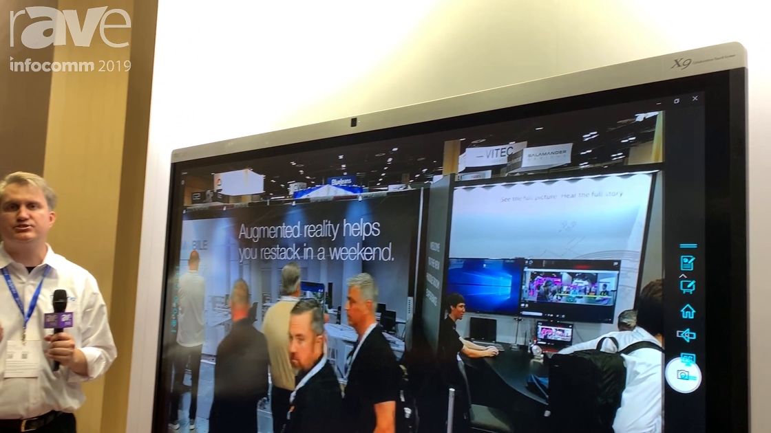 InfoComm 2019: Newline Interactive Showcases X9 Interactive Display With Integrated Dual Cameras