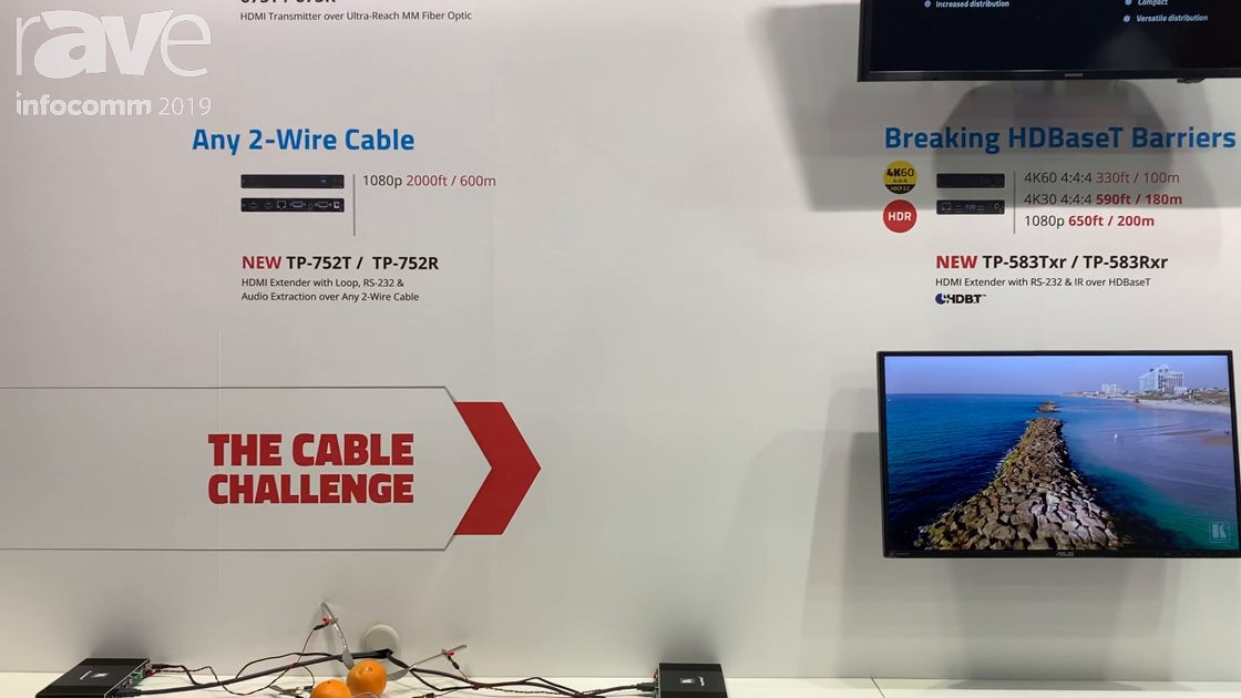 InfoComm 2019: Kramer TP-752T/TP-752R Extender Sends Any 1080p Signal Up to 2,000 Feet on Any Wire