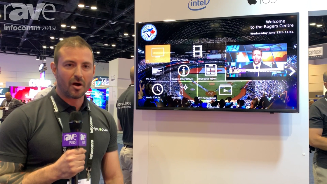InfoComm 2019: Tripleplay Demos IPTV Interactive Portal in Sports Stadium Application