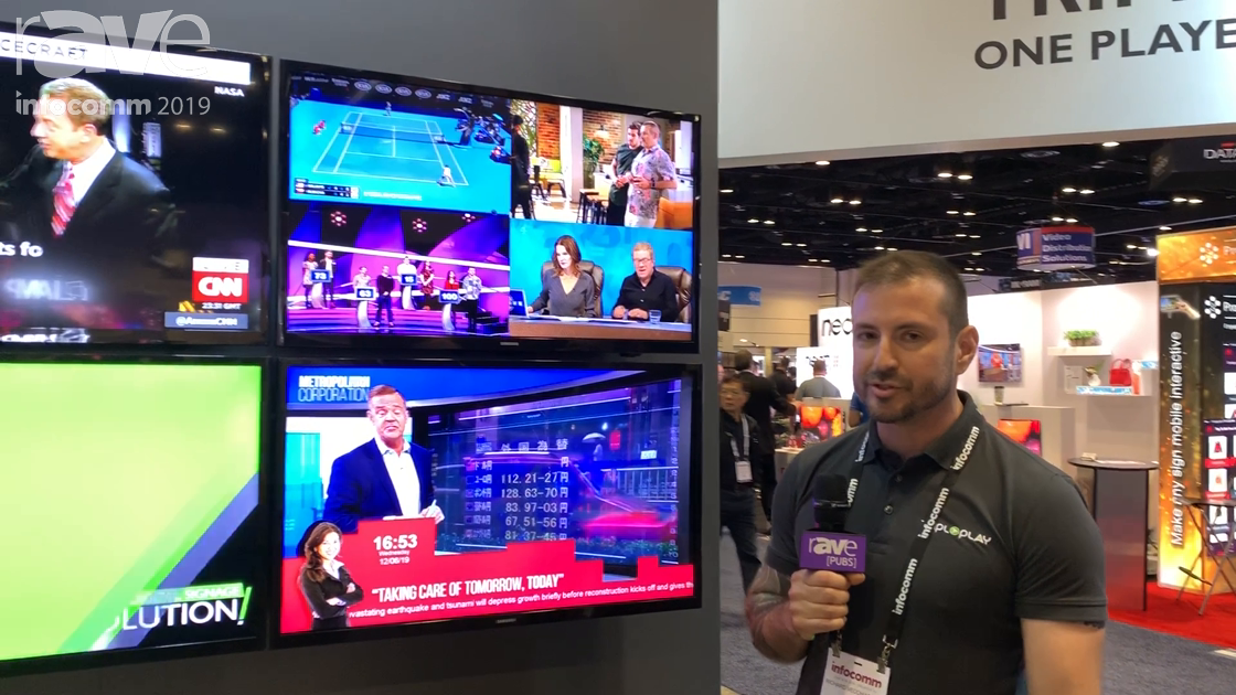InfoComm 2019: Tripleplay Showcases Enterprise IPTV Solutions, Including With DS Content Overlay