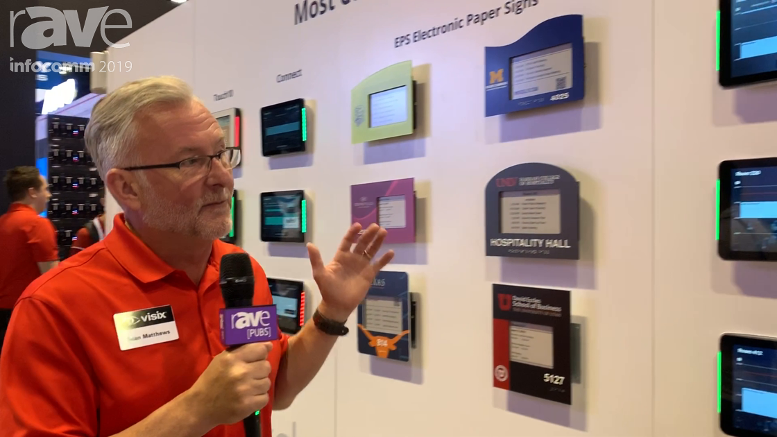 InfoComm 2019: Visix Offers Wide Range of Customizable Room Sign Options, Plus Touch10 Design Tool