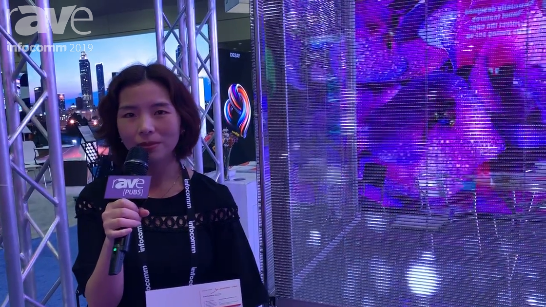 InfoComm 2019: Leyard Vteam Showcases Totally Frameless Transparent LED Display
