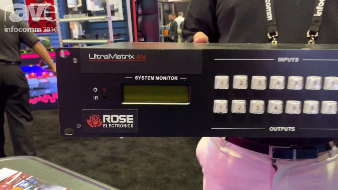 InfoComm 2019: Rose Electronics Features Ultra Matrix AV Streaming Monitor