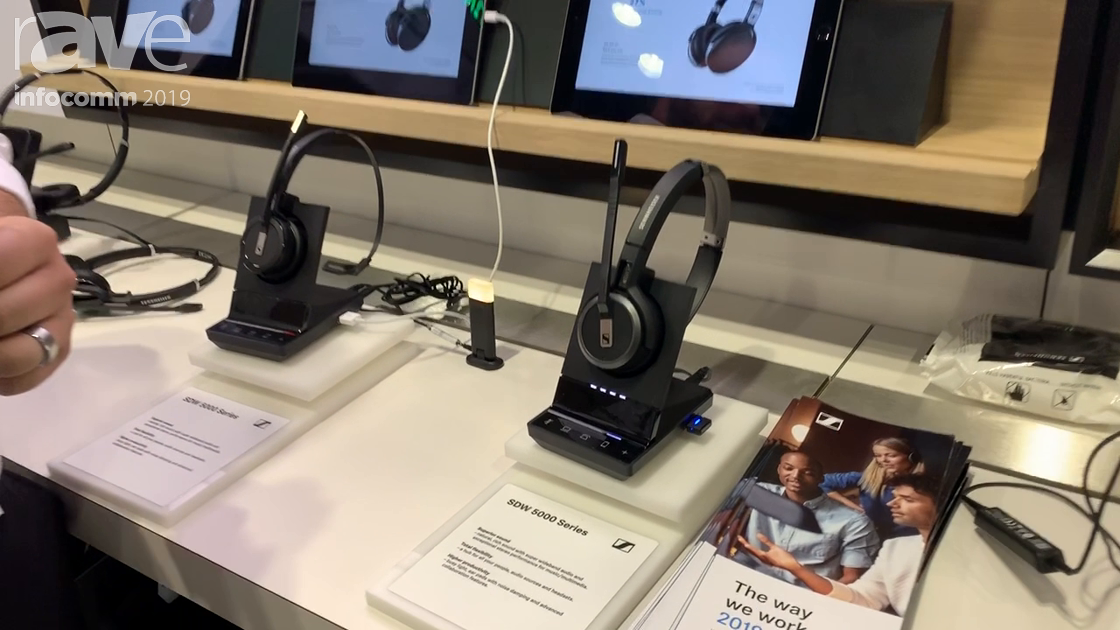 InfoComm 2019: Sennheiser Presents SDW 5000 Series of Wireless Headsets with Triple Connectivity