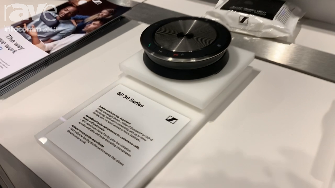 InfoComm 2019: Sennheiser Showcases SP 30 Speakerphone with Bluetooth and USB-C