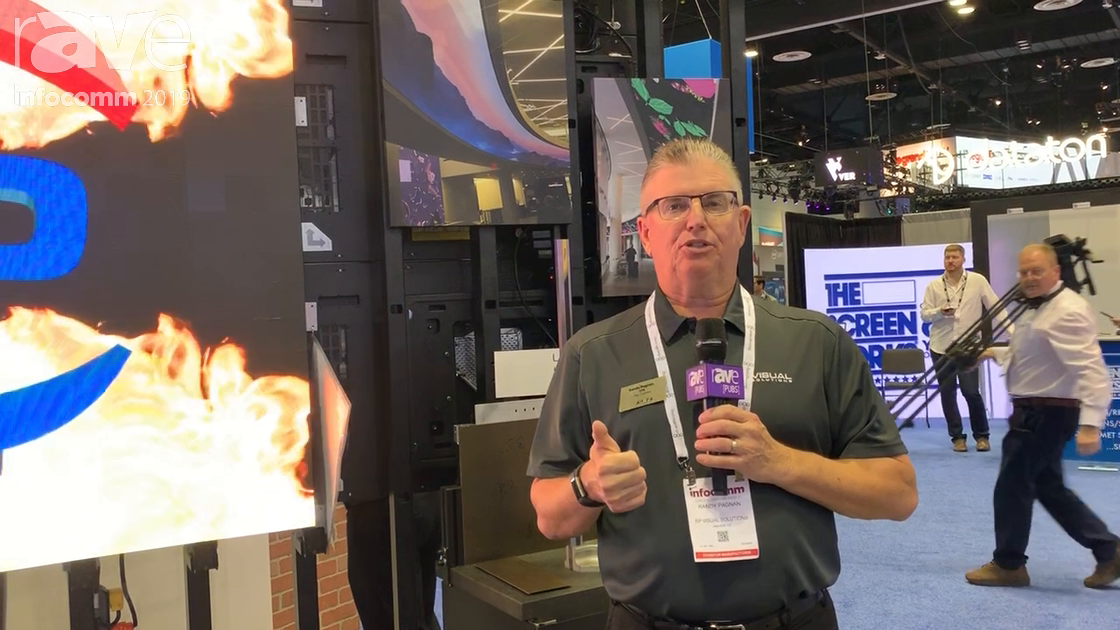 InfoComm 2019: rp Visual Solutions Features Vertical Custom Mounting Solution