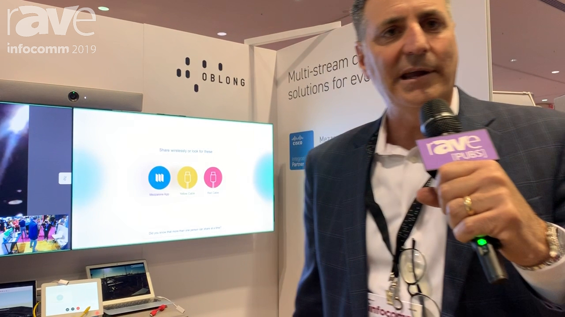 InfoComm 2019: Oblong Mezzanine Demos Integration with Cisco and Cisco Spark Collaboration Solution