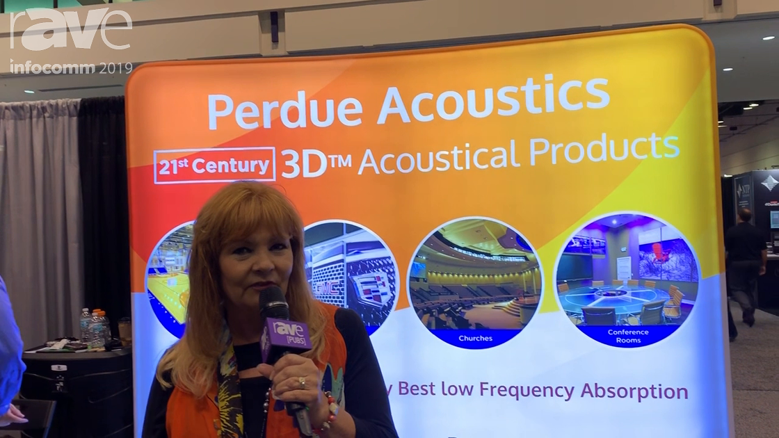 InfoComm 2019: Perdue Acoustics Presents Custom Acoustical Panels to Control Sound