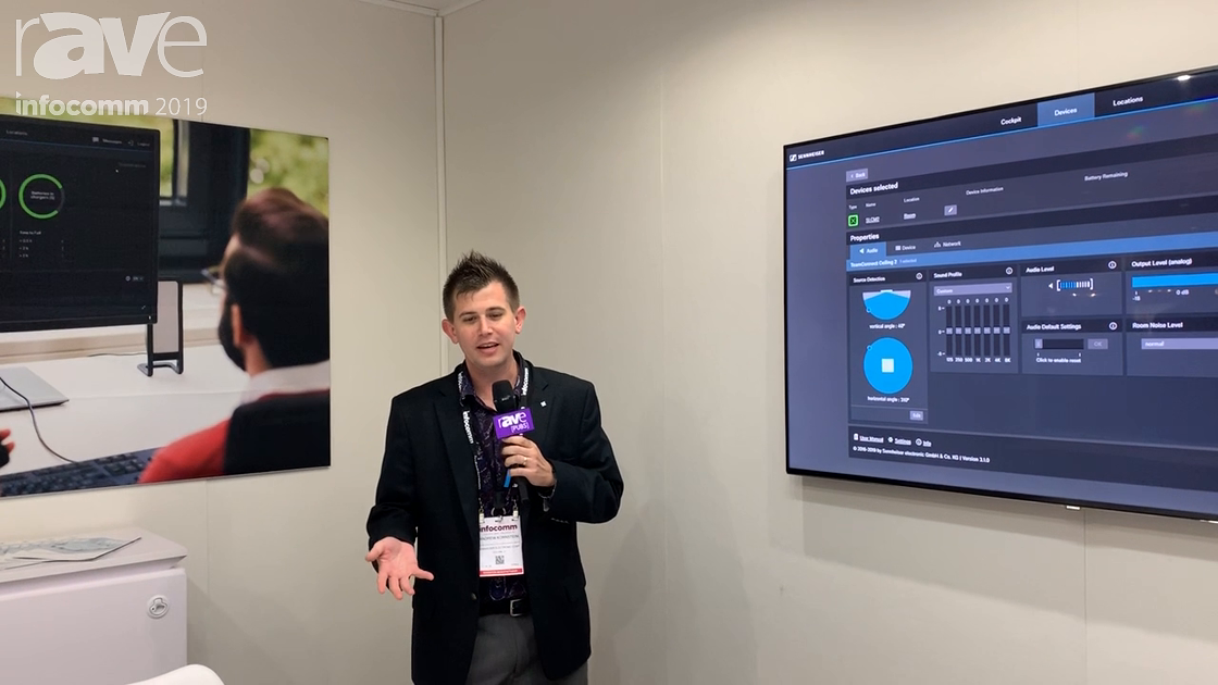 InfoComm 2019: Sennheiser’s New TeamConnect Beamforming Ceiling Mic 2 Follows the Loudest Voice