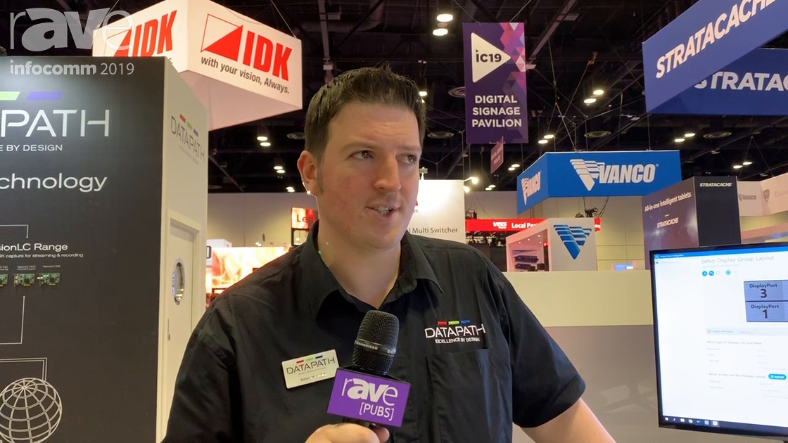InfoComm 2019: Datapath Presents Driver Configuration Tool for Video Wall Controllers