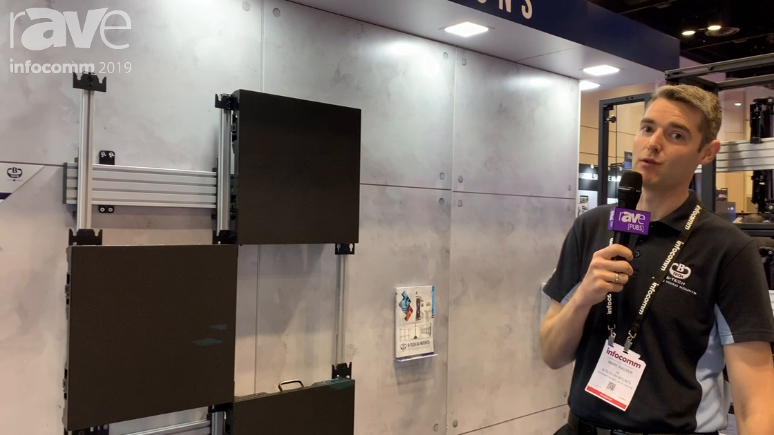 InfoComm 2019: B-Tech AV Mounts Introduces BT9340-RM, Universal Direct View LED Mount