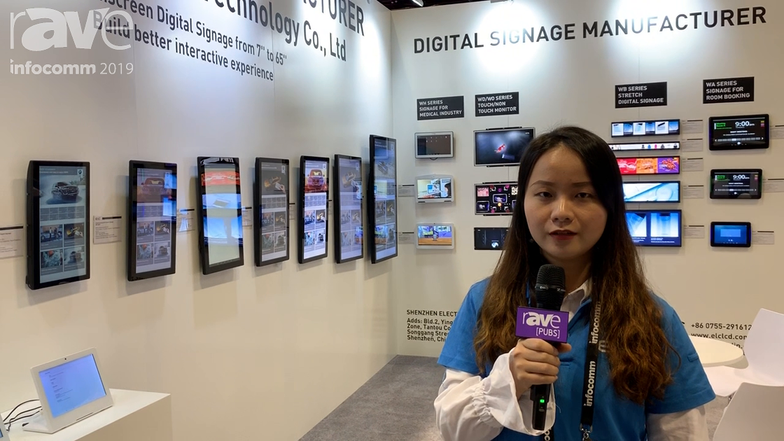 InfoComm 2019: ELC Offers Small Digital Signage WF Series Displays With Android