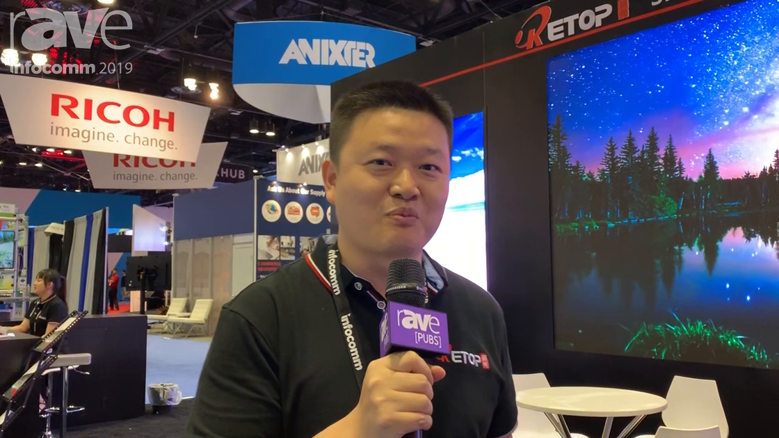 InfoComm 2019: Shenzhen Retop Shows TEX Series 10,000-Nit P10 Outdoor Front-Service LED Display