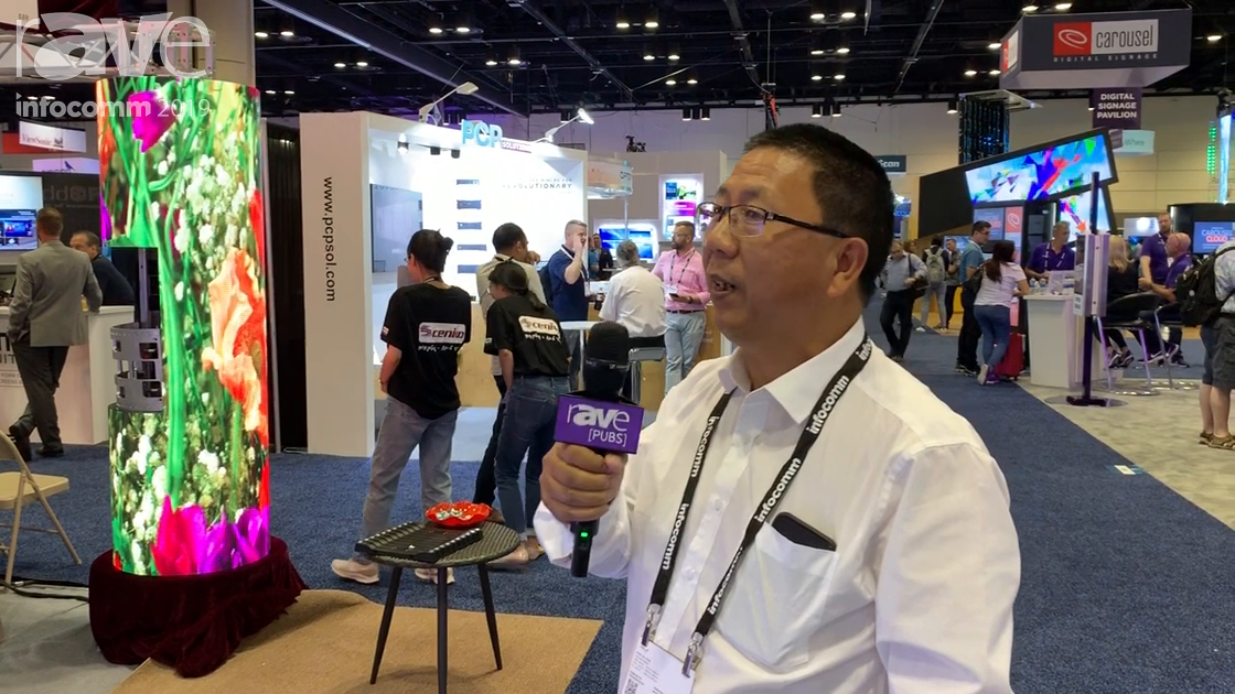 InfoComm 2019: Scenico Showcases Its Flexible LED Screen Products