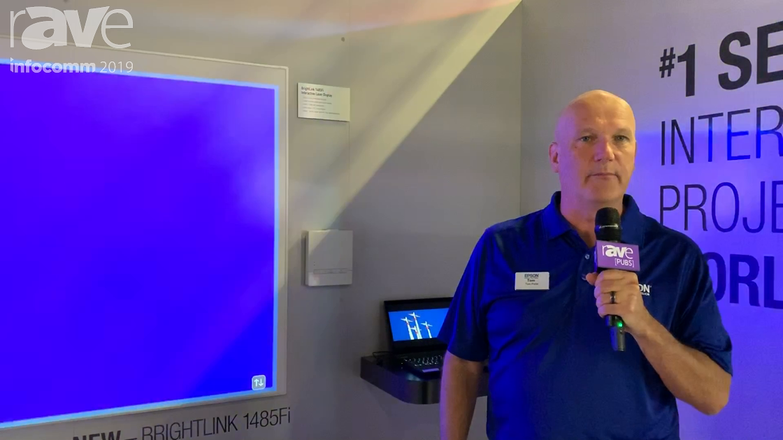 InfoComm 2019: Epson Intros Brightlink 1485Fi 5000-Lumen Interactive Projector With Pen/Finger Touch