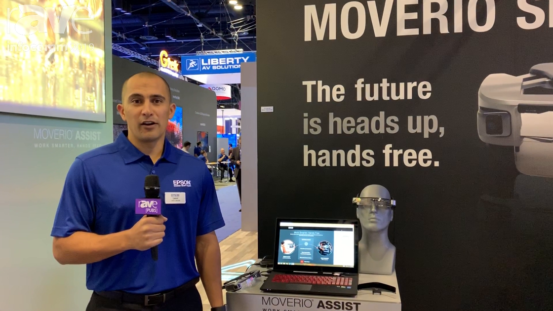 InfoComm 2019: Epson’s Moverio Assist Allows Field Technians to Connect to Support With AR Glasses