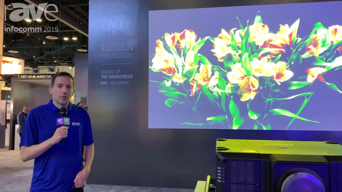 InfoComm 2019: Epson Showcases New 30,000-Lumen 4K Pro L30000U Projector