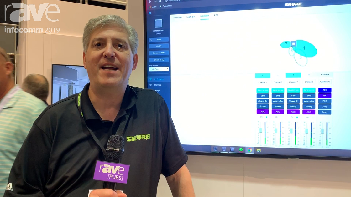 InfoComm 2019: Shure Adds IntelliMixDSP to MXA910 Ceiling Array Microphone