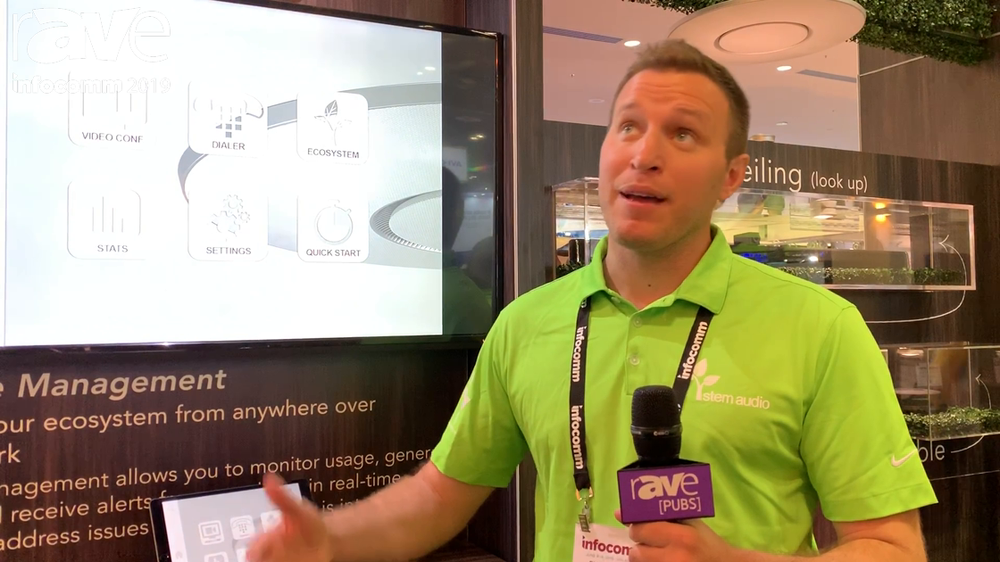 InfoComm 2019: Stem Audio Stem Room Management Includes Remote Management of Ecosystem