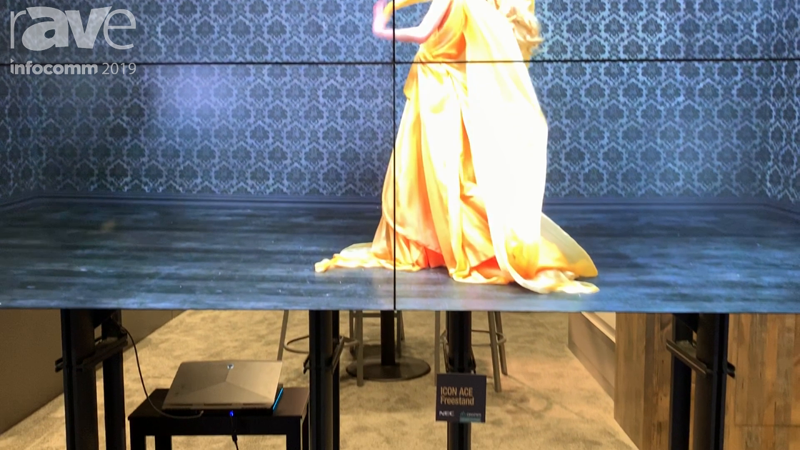 InfoComm 2019: Draper Shows Floor Stand for Video Walls With Easy Adjustments