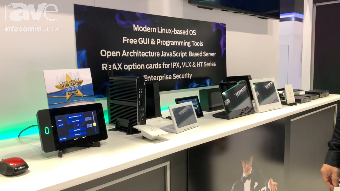 InfoComm 2019: Aurora Multimedia Features the ReAX System Based on JavaScript and Open Architecture