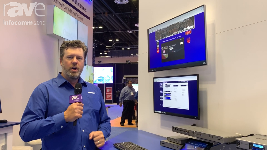 InfoComm 2019: Matrox Showcases Monarch LCS Encoder for Lecture Capture and Webcasting
