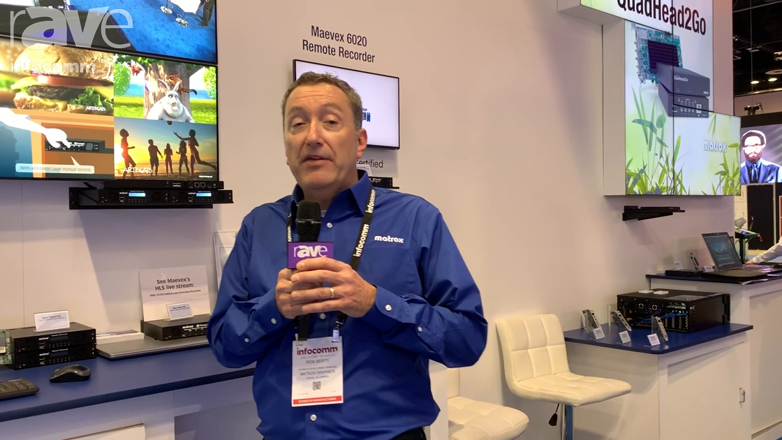 InfoComm 2019: Matrox Graphics Adds IPv6 Addressing, fMP4 Recording to Maevex 6100 Series Encoders