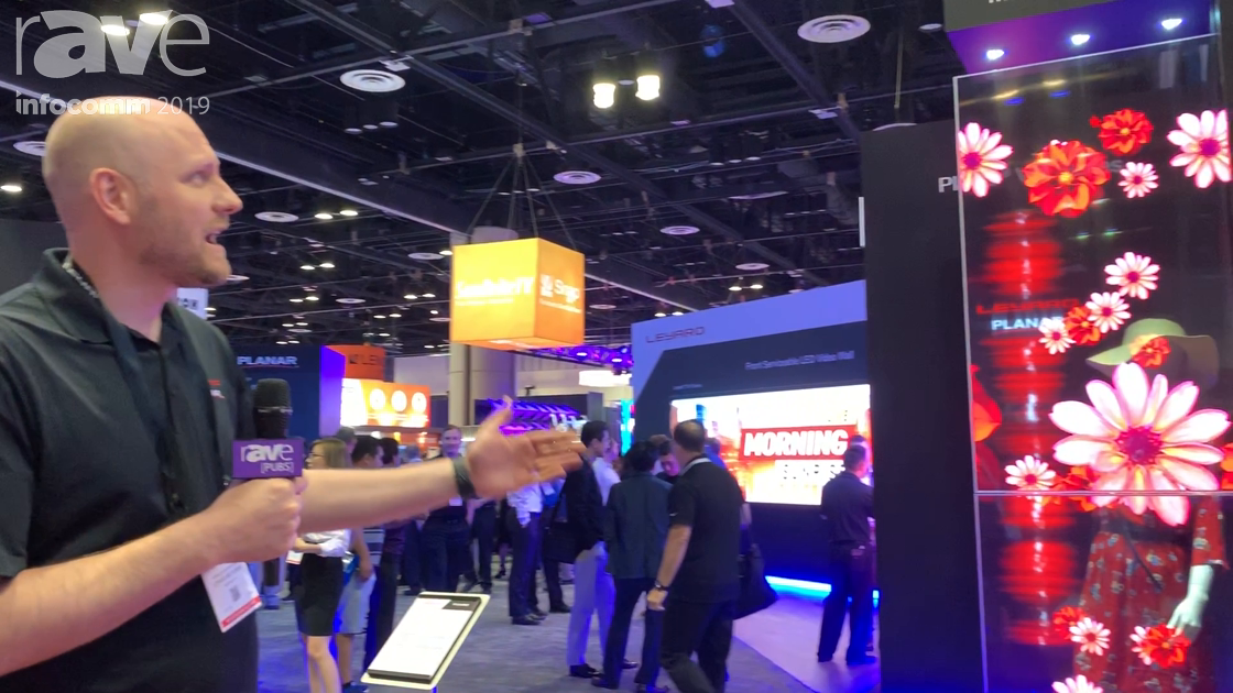 InfoComm 2019: Planar Shows Off Its LO55 LookThru Transparent OLED