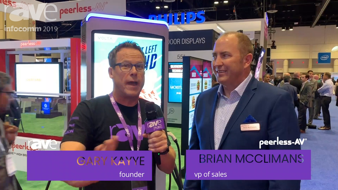 InfoComm 2019: Brian McClimans of Peerless-AV Takes Gary on a Booth Tour