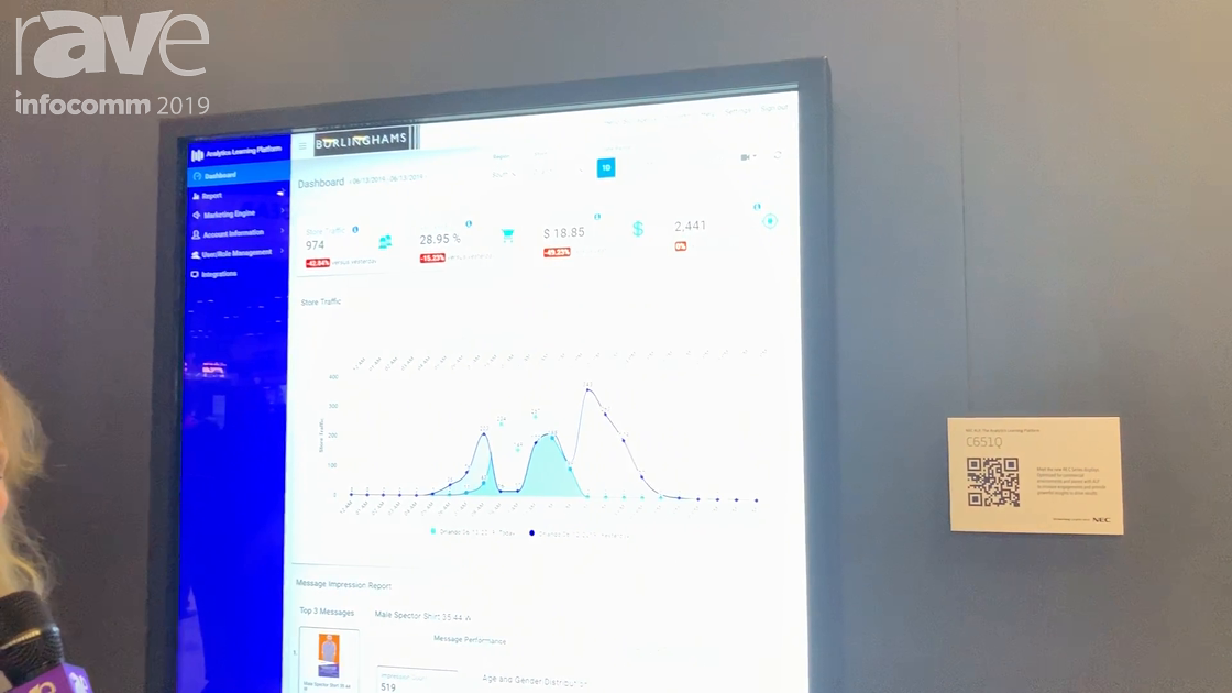 InfoComm 2019: NEC Display ALP Pro Offers Business Intelligence Data Analysis