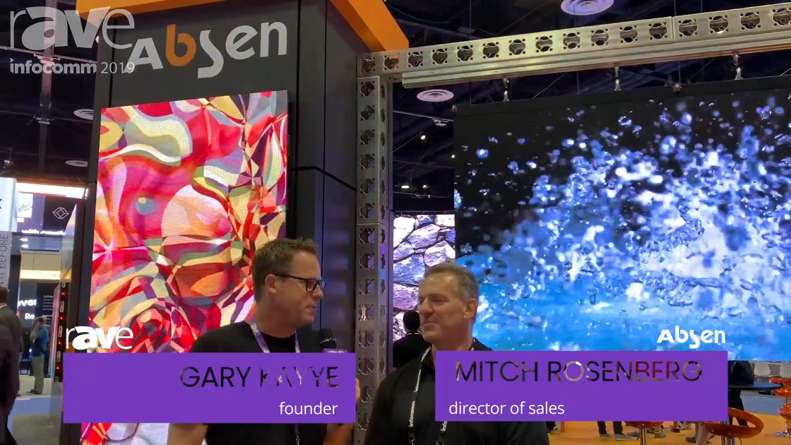 InfoComm 2019: Mitch Rosenberg from Absen Takes Gary Kayye on a Booth Tour