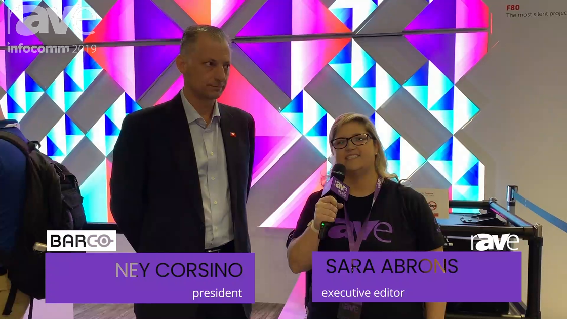 InfoComm 2019: Ney Corsino of Barco Talks About Unique Projection Mapping Demo, New UDM Projector