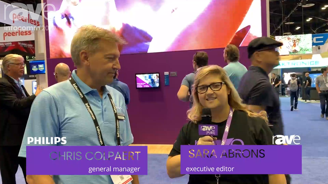 InfoComm 2019: Philips’ Chris Colpaert Talks to Sara Abrons About Their Entry Into LED Displays
