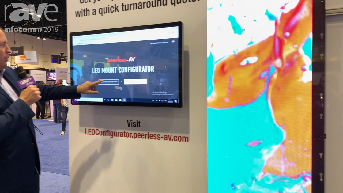 InfoComm 2019: Peerless-AV Highlights Its LED Mount Configurator Software