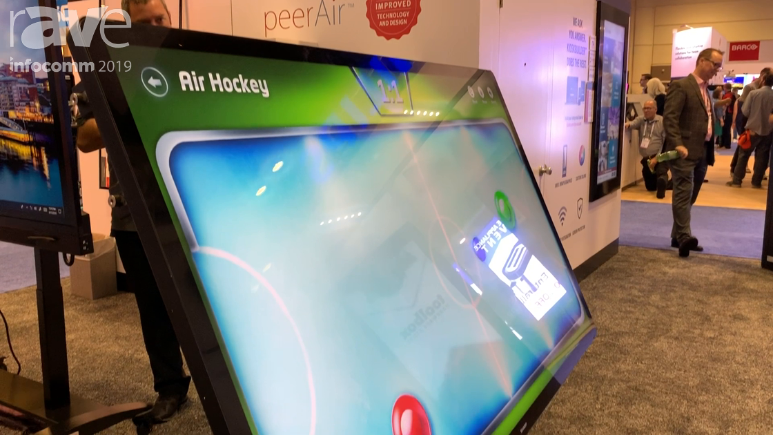 InfoComm 2019: Peerless-AV Demos SmartMount Motorized Table Top Cart