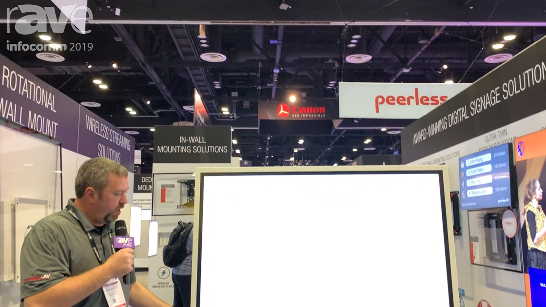 InfoComm 2019: Peerless-AV Demos Cart for the Samsung Flip