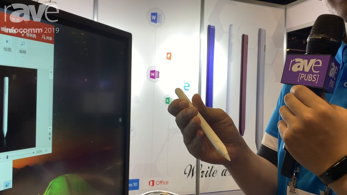 InfoComm 2019: Kogatouch Demos Its Skizze Smart Pen for IR Interactive Touch Panels