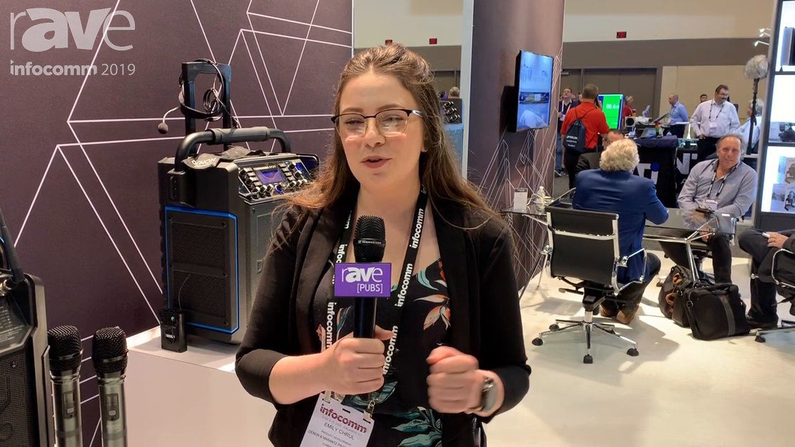 InfoComm 2019: Denon Professional Unveils the New 40-Watt Convoy Portable Amplifier With Two Mics