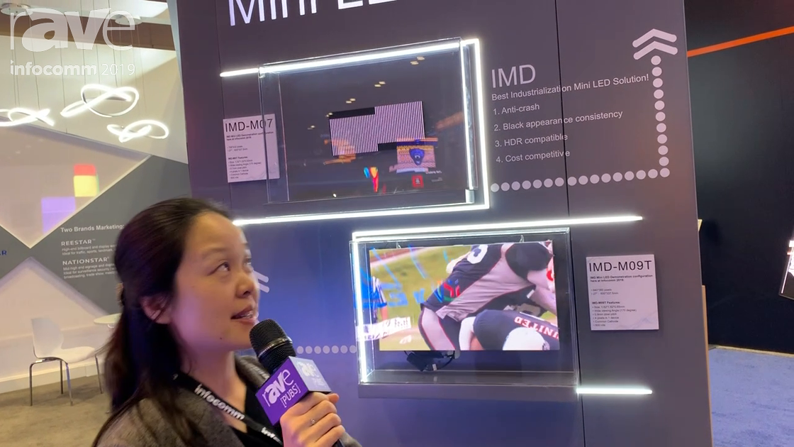 InfoComm 2019: Reestar Shows Off Its IMD-M07 0.7mm MiniLED Display