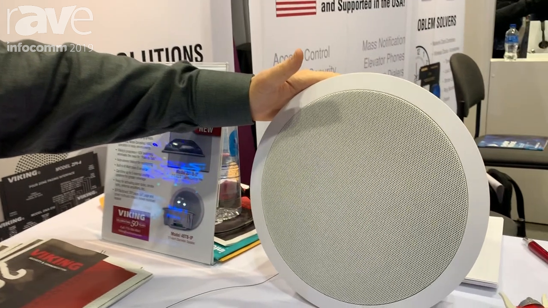 InfoComm 2019: Viking Electronics Shows 40TB-IP Talkback SIP Speaker