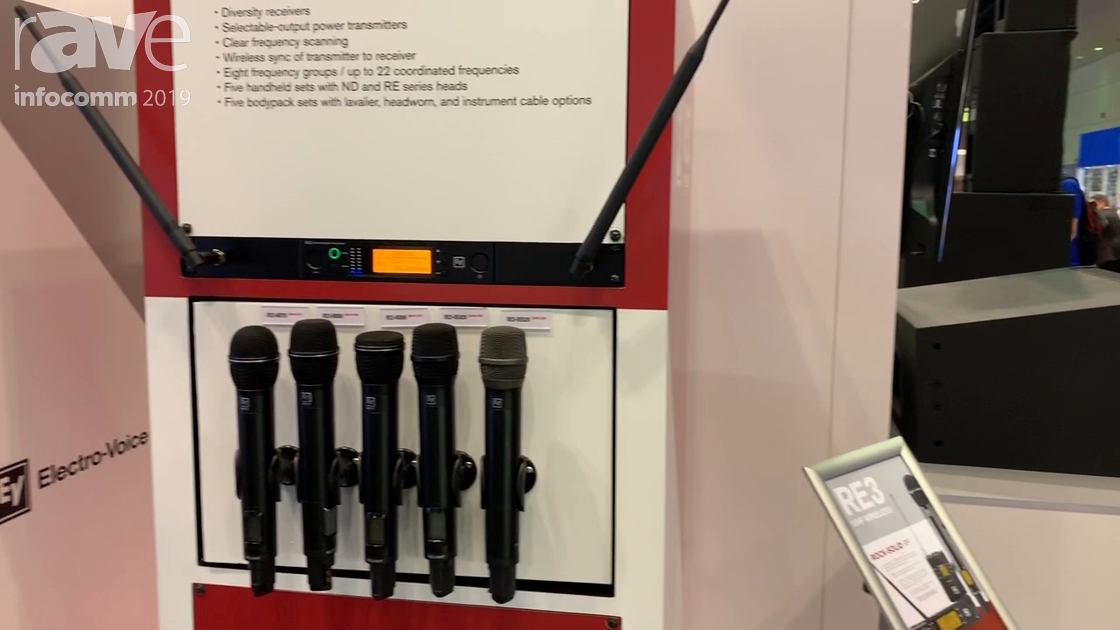 InfoComm 2019: Bosch Security Intros RE3-UHF Wireless Family of Microphones for Live Performance