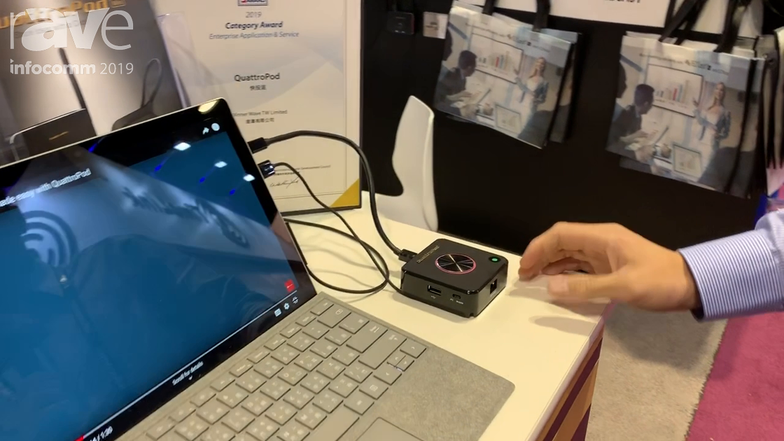 InfoComm 2019: EZCast Pro Features Its QuattroPod Family of Wirelss Collaboration Solution – With 4K