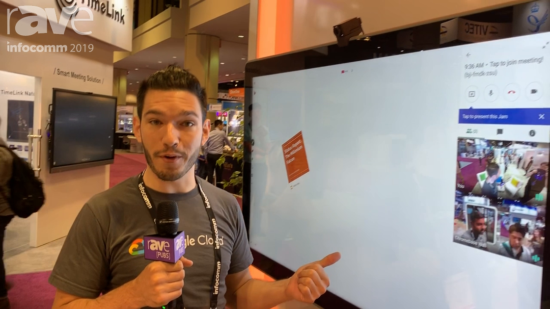 InfoComm 2019: Google Cloud Demos How Jamboard Interactive Displays Work Together in an Ecosystem
