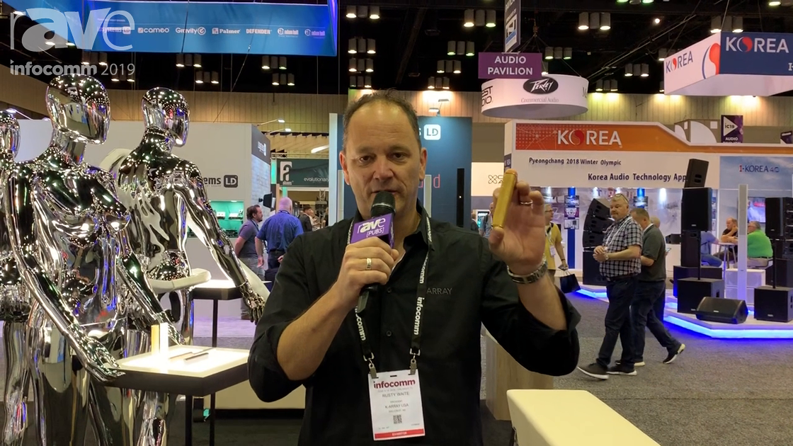 InfoComm 2019: K-array Intros Impossibly Tiny Point Source Lyzard Speaker, Azimut Kamut 2L1 System
