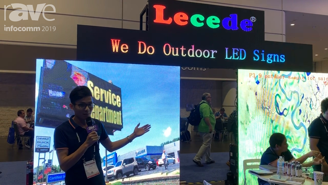 InfoComm 2019: Shenzhen Lecede Features P3.9 Outdoor LED Display for Rental and Staging