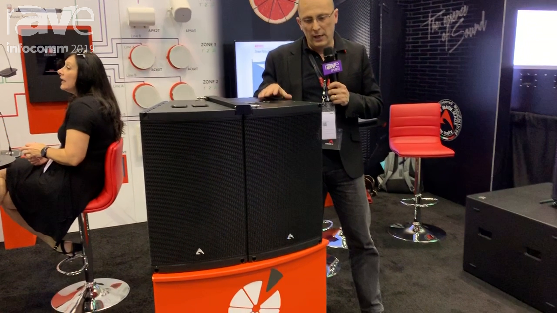 InfoComm 2019: Proel Spa Exhibits the Axiom AX1012A Curvature Large-Size Speaker