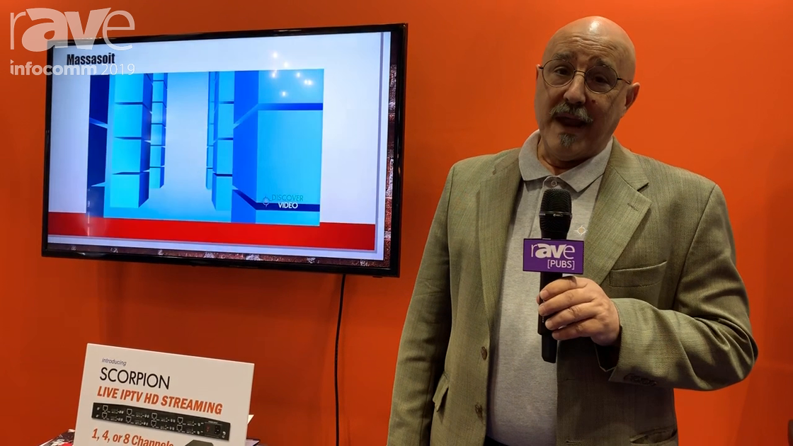 InfoComm 2019: Discover Video Demos Digital Signage Using Its Sign Stick