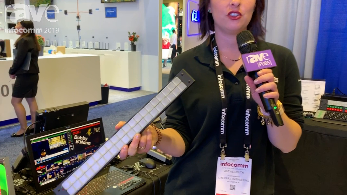 InfoComm 2019: P.I. Engineering’s Xkeys Shows Its XKE-40 Programmable Keys for Macro Control